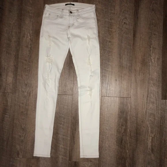 Born To Fade Bleach Denim Skinny Jeans - Picture 5 of 6